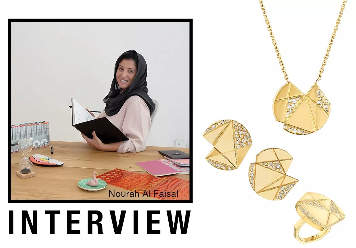 مقابلة خاصة مع مصممة المجوهرات Nourah Al Faisal مؤسِسة دار Nuun Jewels