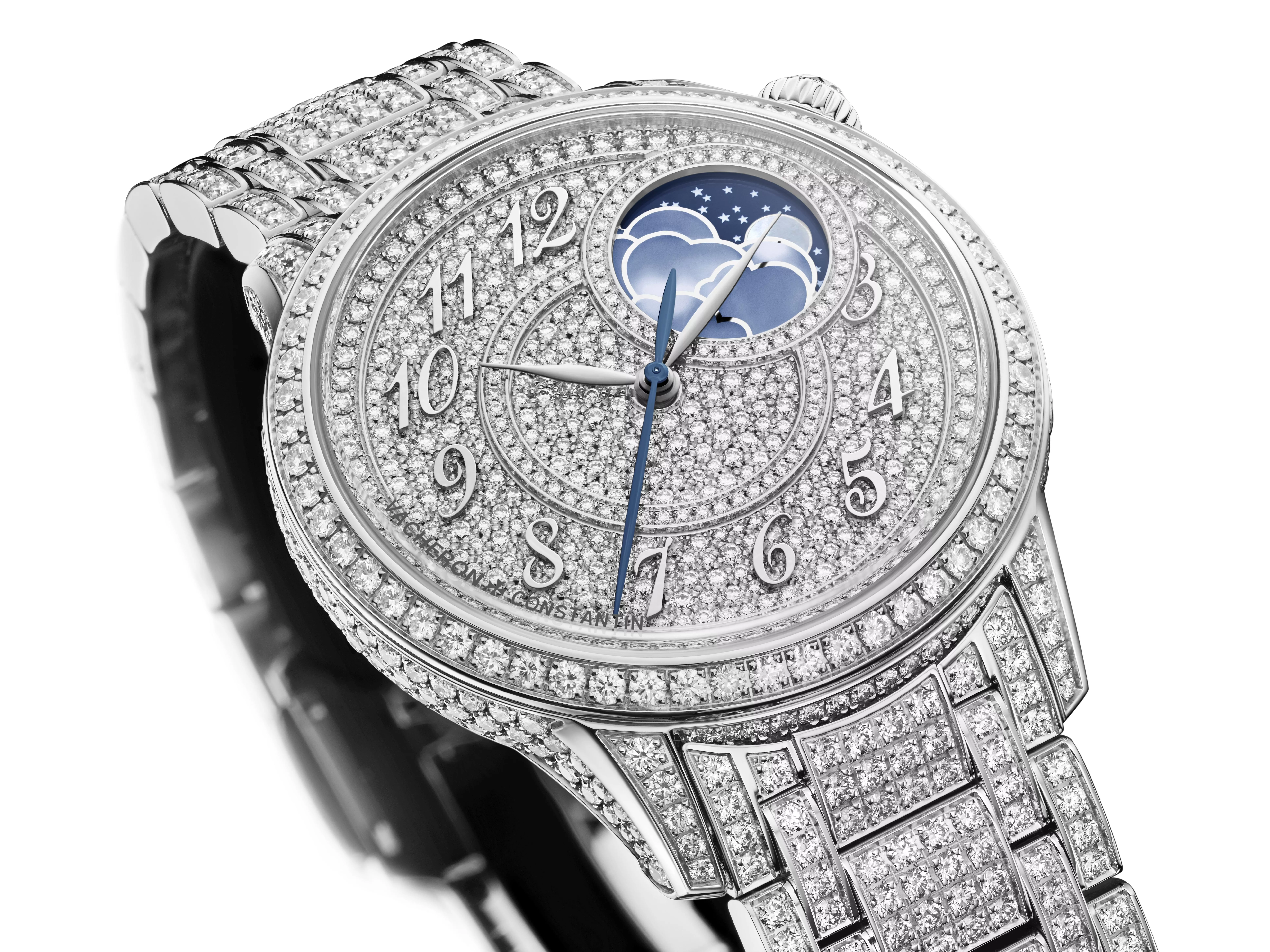 Vacheron Constantin تطلق ساعة Égérie Moon Phase Jewellery