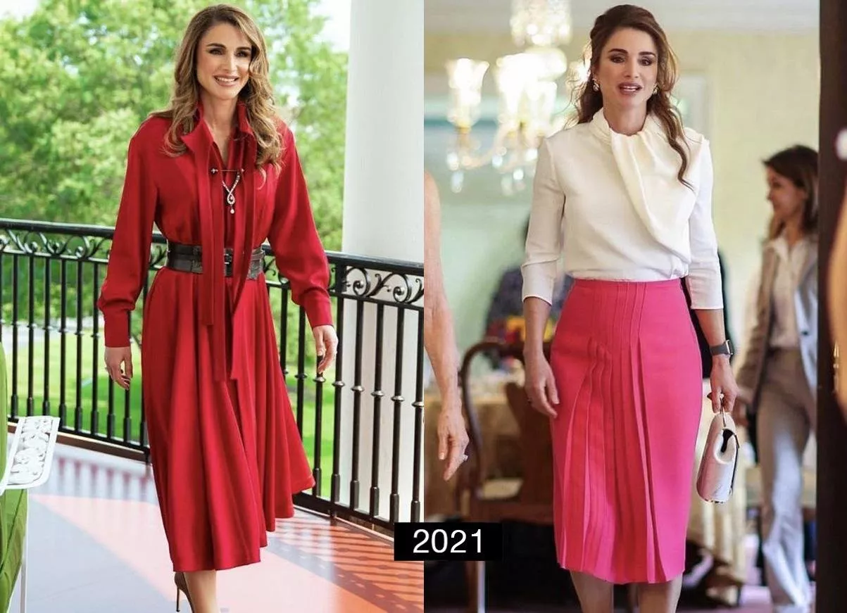 لمحة سريعة عن تطوّر أسلوب الملكة رانيا عبر السنوات