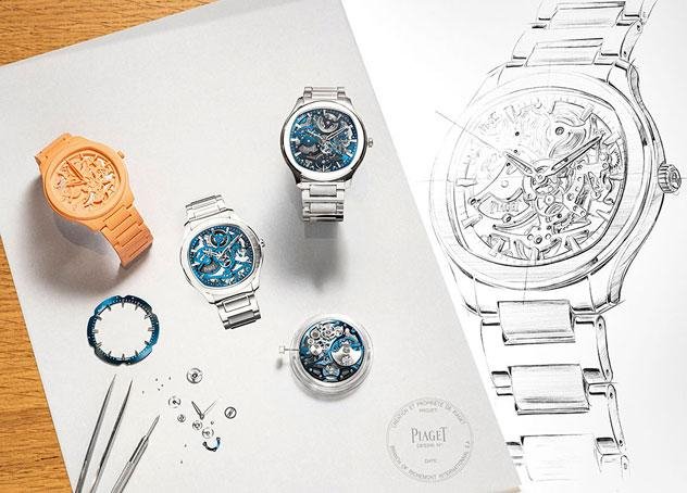 مجموعة ساعات بياجيه - مجموعة ساعات بولو الهيكلية - مجموعة ساعات Piaget Polo Skeleton