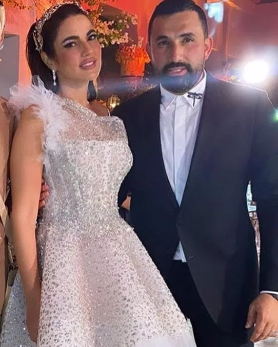 صور حفل زفاف درة زروق وهاني سعد: العروس في إطلالتين مختلفتين