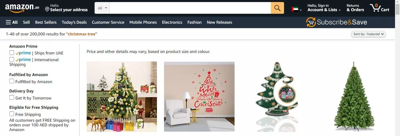 أفضل متاجر ومواقع تسوق زينة الكريسماس واعياد نهاية العام في دبي