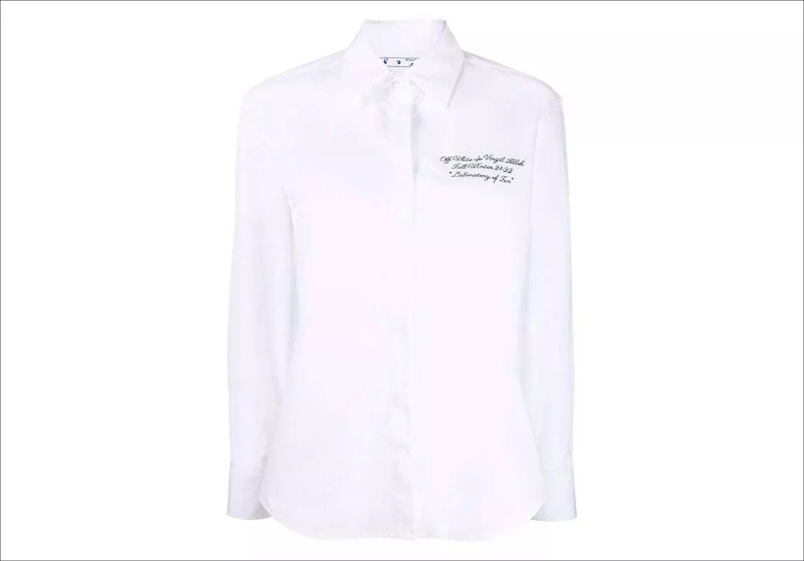 قميص ابيض من اوف وايت Off-White موديلات قميص أبيض قمصات قميص خيف 2021