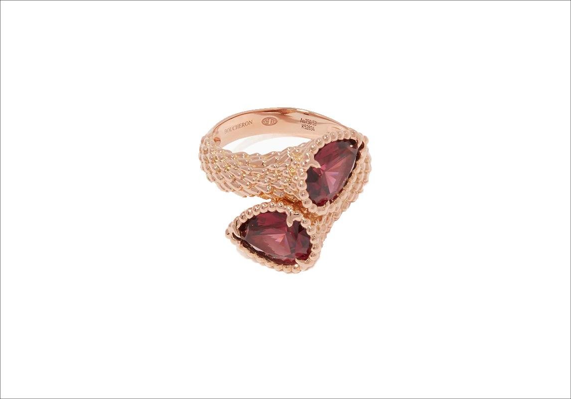  بوشرون Boucherin خاتم عقد مجوهرات سوار اسوارة اقراط ذهب وردي ذهب زهري