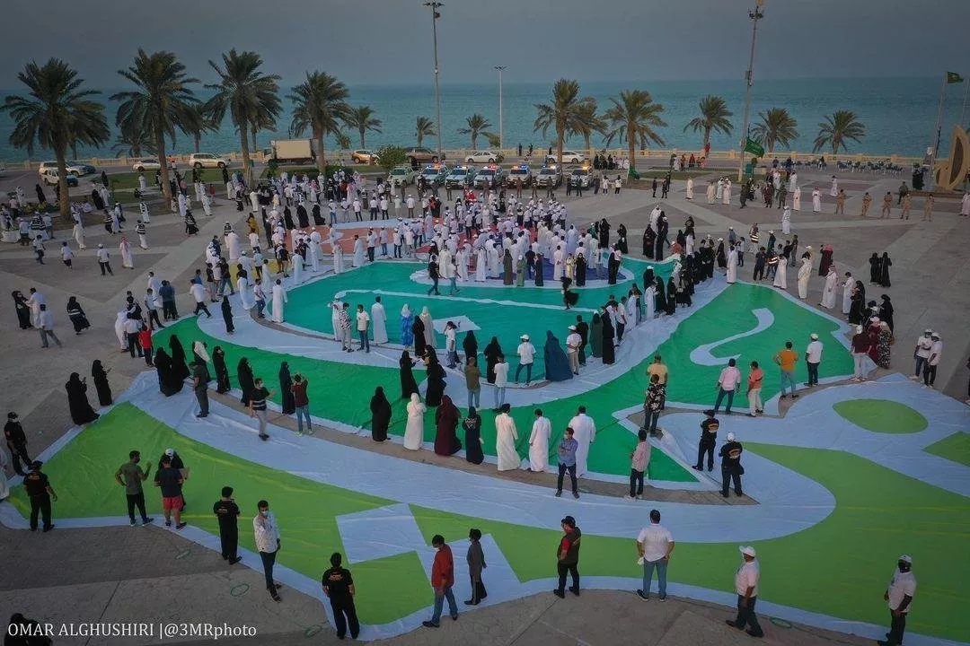 بالصور، تحضيرات واحتفالات اليوم الوطني السعودي 91