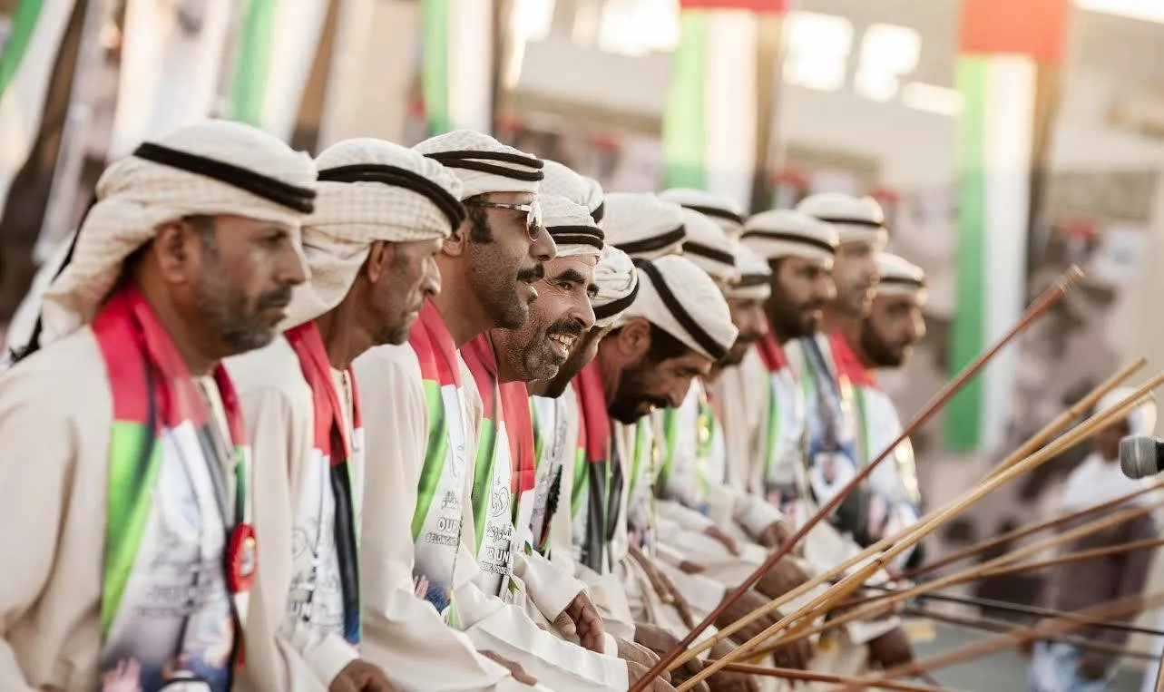 استعدادات تاريخية للاحتفال في اليوم الوطني الاماراتي الـ50 في حتا