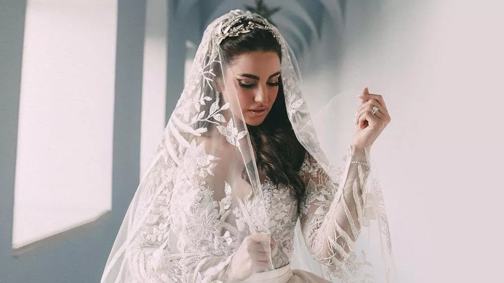 صور حفل زفاف درة زروق وهاني سعد: العروس في إطلالتين مختلفتين