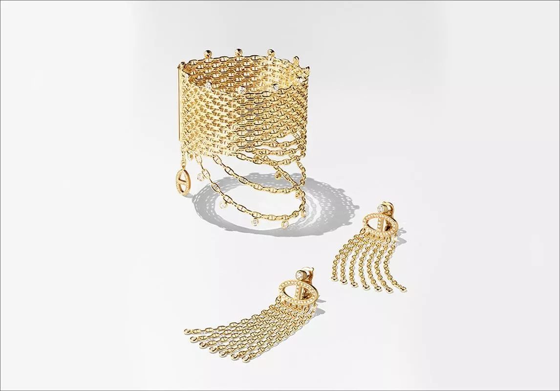 مجموعة Enchaînements Libres للمجوهرات الراقية من Hermès: ساطعة، حيوية ومليئة بالأحاسيس