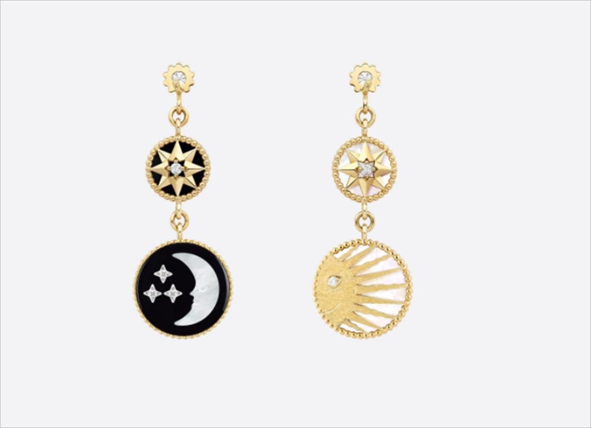اقراط مجوهرات ديور dior