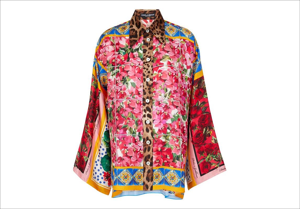 قمصان رمضان 2021 قميص كم طويل دولتشي اند غابانا Dolce & Gabbana