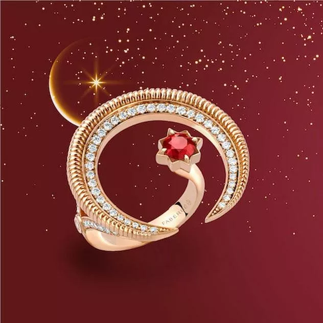 Fabergé تطرح مجموعة مجوهرات هلال المرصّعة بالياقوت بمناسبة عيد الفطر 2021