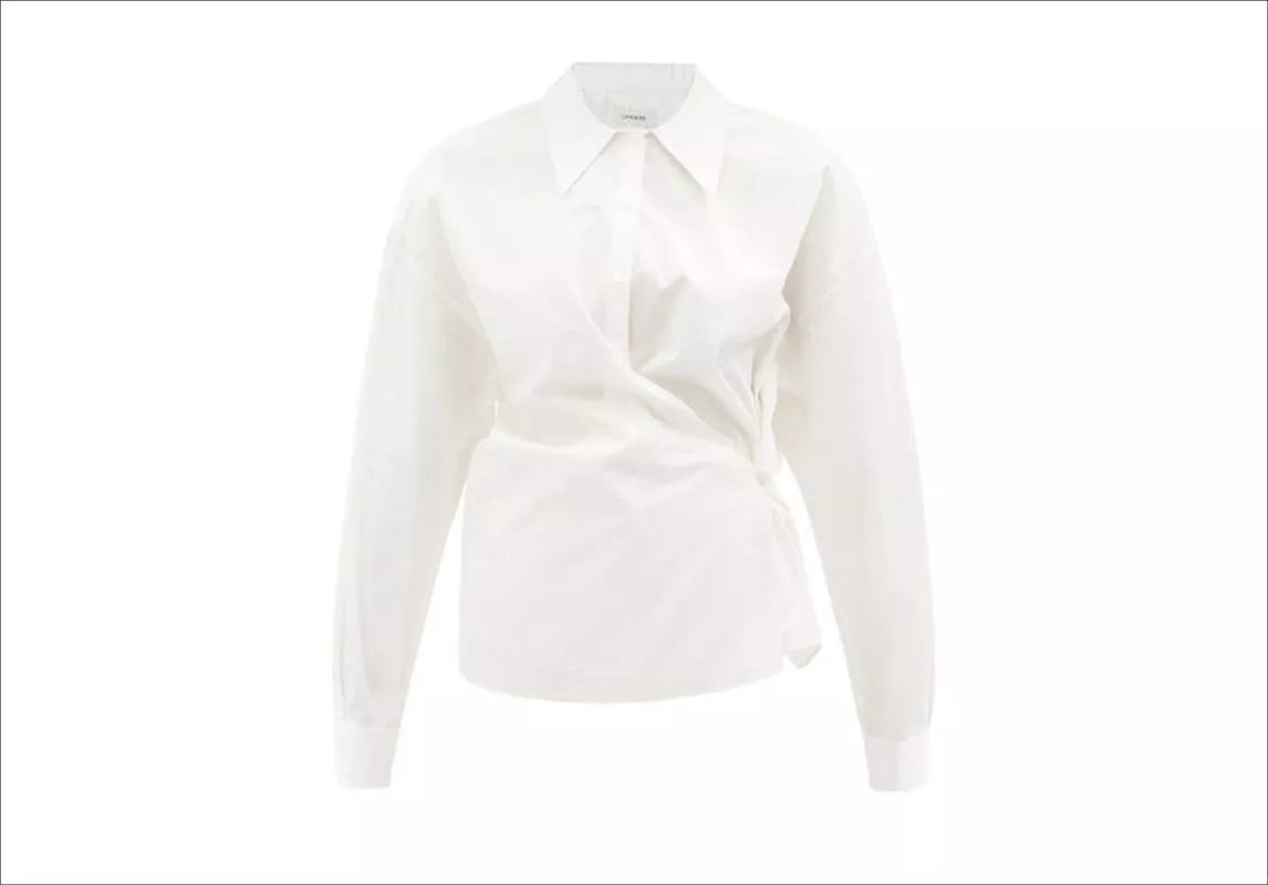 قميص ابيض من Lemaire موديلات قميص أبيض قمصات قميص خيف 2021