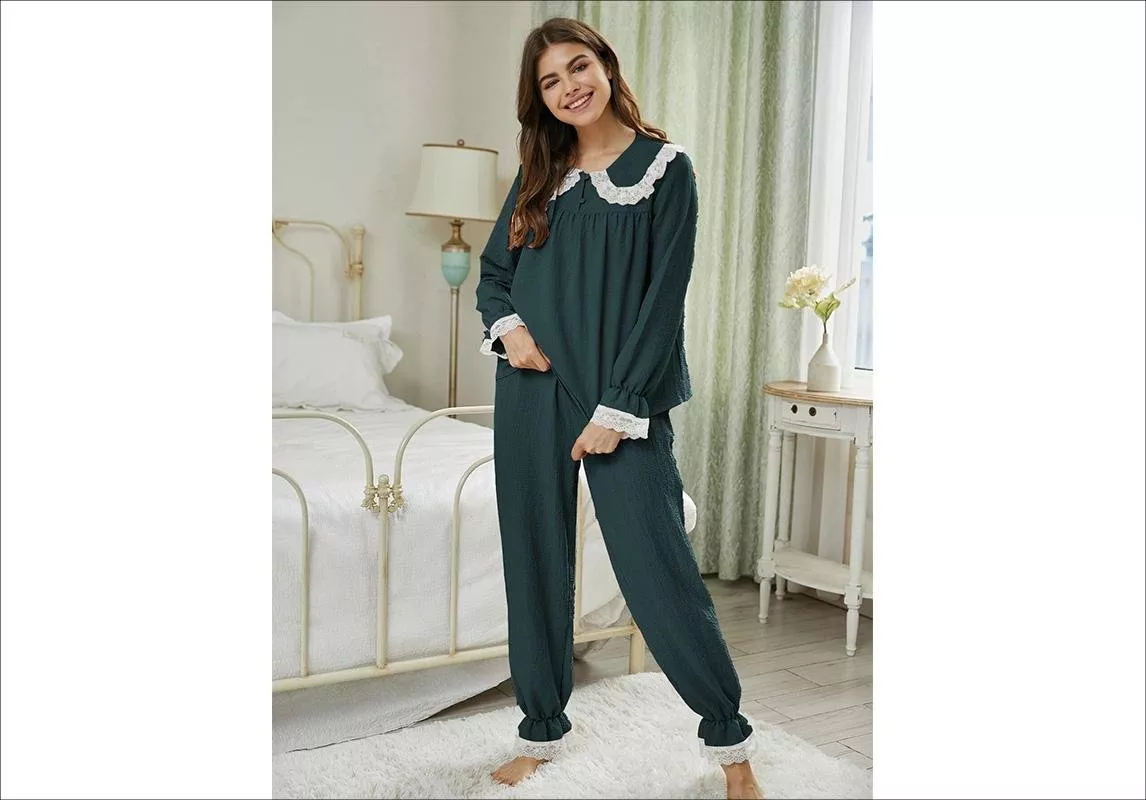بيجاما بيجامة بيجامات شتوية pyjama pyjamas تسوق خريف 2021 شتاء 2022 ملابس نوم نسائي