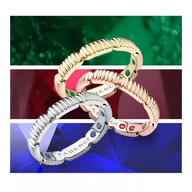 Fabergé تطرح مجموعة خواتم Colours of Love Healing Rings