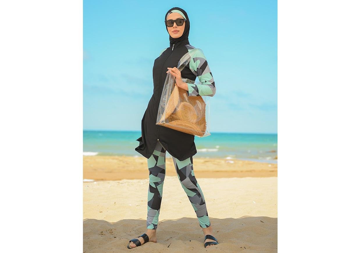 ملابس سباحة للمحجبات بوركيني تسوق