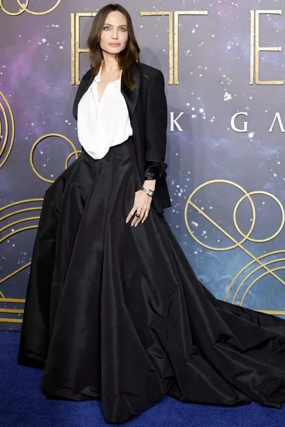 إطلالات أنجلينا جولي في الحملات الترويجية لفيلم Eternals