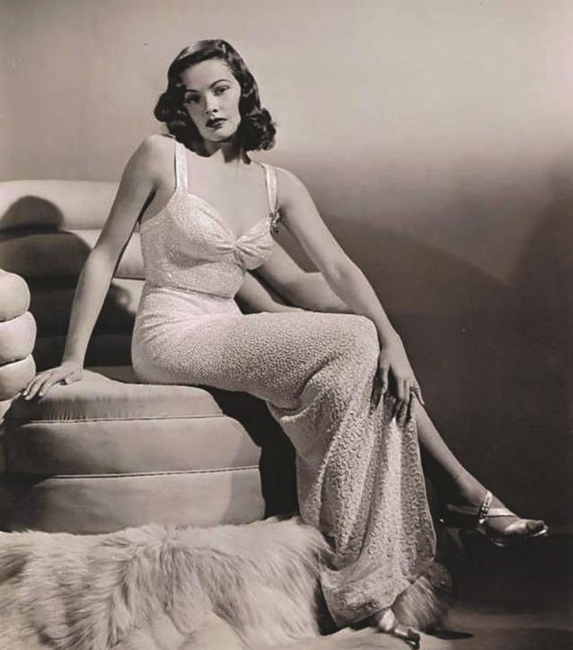 Gene Tierney معايير الجمال جمال