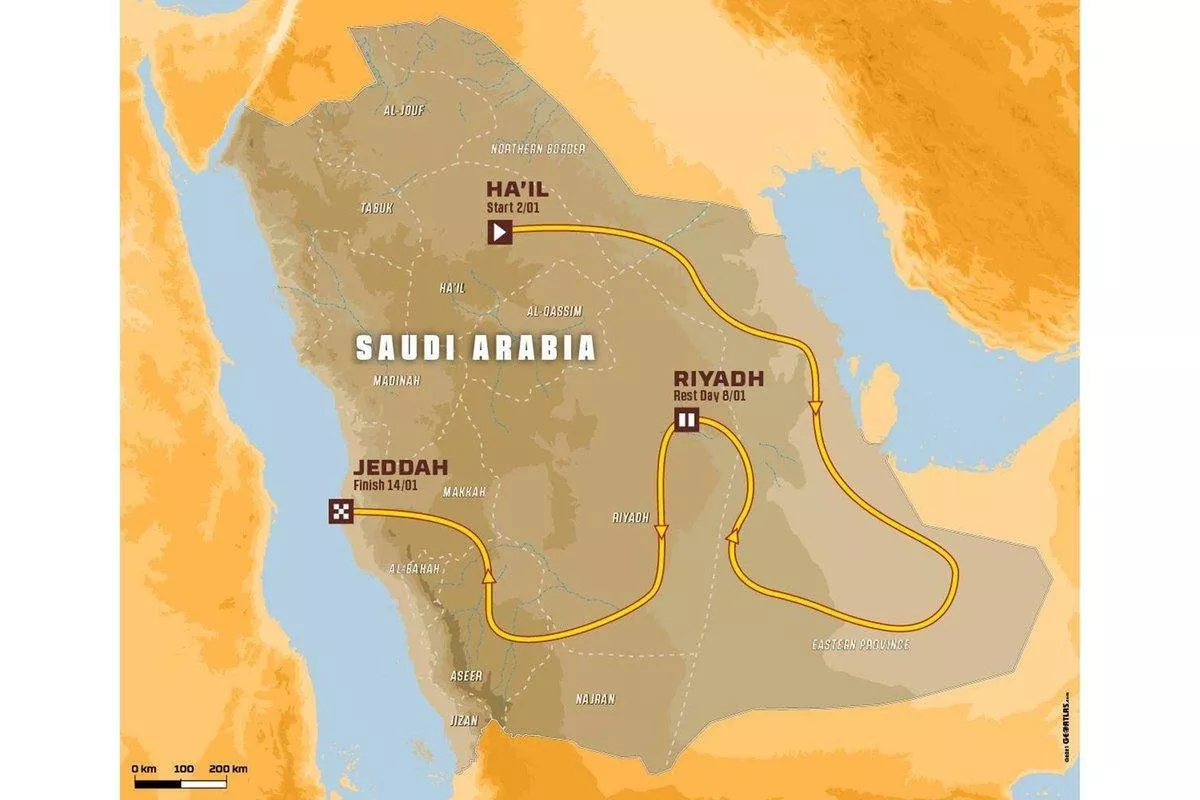إلى هواة السرعة والمغامرة: كل التفاصيل عن رالي داكار 2022 في السعودية