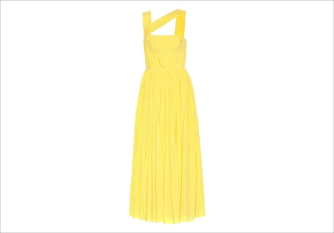 موضة فستان اصفر