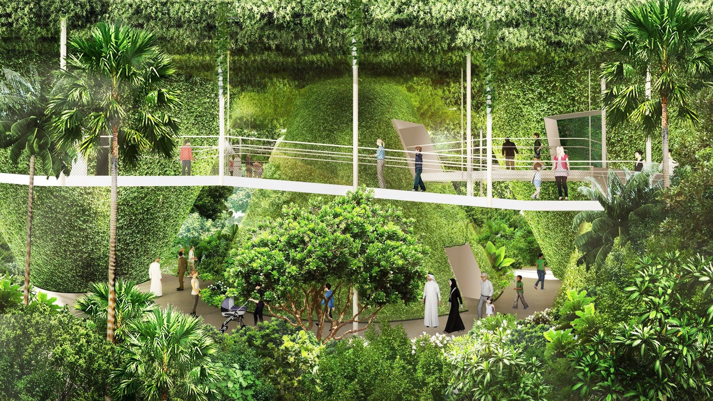 جناح سنغافورة في اكسبو دبي 2020... مدينة في حديقة خضراء