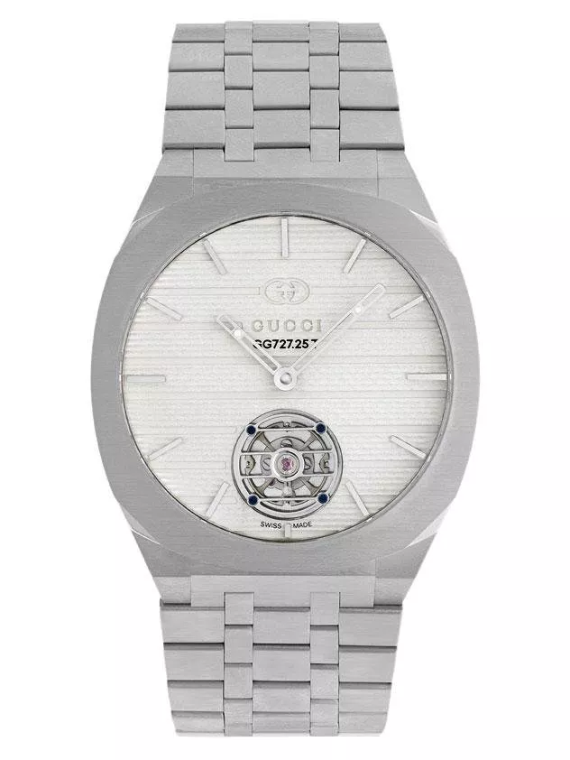 غوتشي تكشف عن ساعة Gucci 25H النحيفة جداً معلنة من خلالها عن دخولها عالم الساعات المترفة